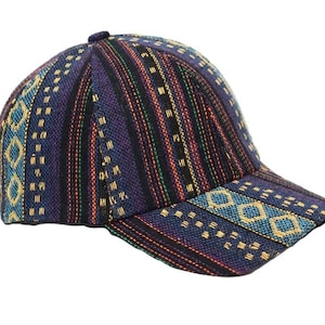 Ethnic baseball hat boho skullcap panel men hippie adjustable airy trucker snapback sun beach vented unisex streetwear festival travel cap