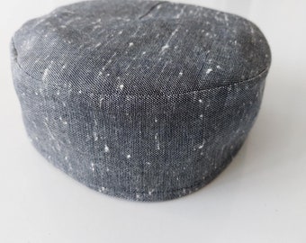 Lin kufi kipa pilulier taqiyah fez tubeteika takke kente fumer topi cap calotte kofi kippah kuchi kofiah chapeau végétalien yoga cadeau couvre-chef