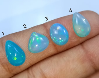 Excellent Opal Gift For Her Natural Ethiopian Opal Cabochon Gemstone Welo Fire Opal Loose Cabochon Jewelry Setting Opal Cabochon 0.35 cts