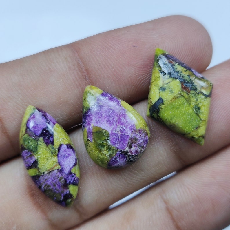 Atlantasite Natural Cabochon Semi Precious Loose Jewelry Making Gemstone