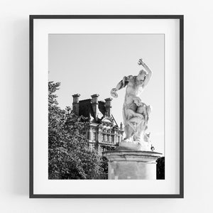 Louvre Museum Photo Print #4: La Misère at the Grand Bassin rond in the Jardin des Tuileries / Louvre Photo / Gallery Photo / Paris Photo