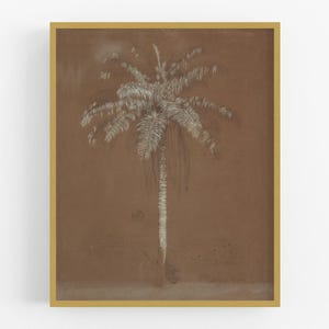 Palm Tree Sketch Art print / Tropical Art / Palm Tree Print / Caribbean Art / West Indies Art /  Palm Tree Art / Beach Decor / Art