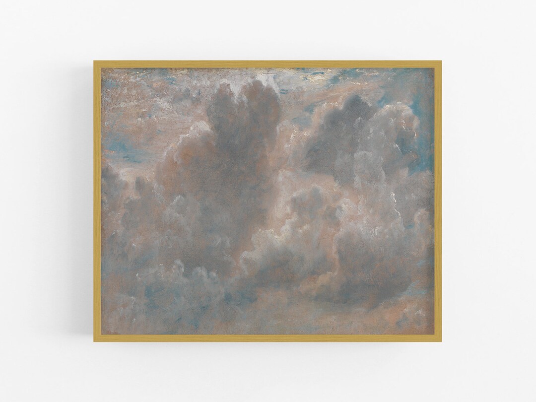 Cloud Study With Birds Art Print - Etsy