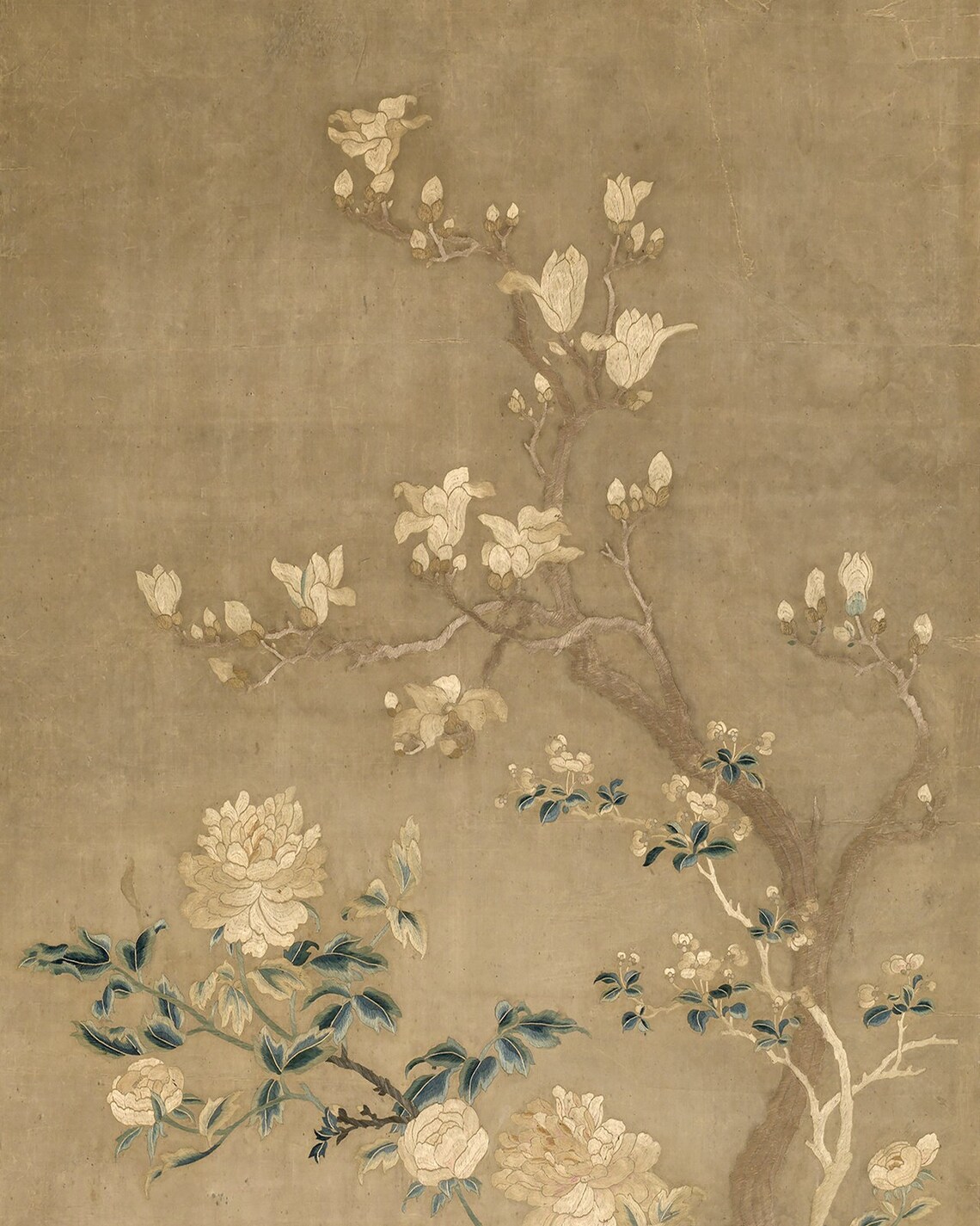 Magnolia Tree Chinoiserie Art Print / Vintage Art / Chinese | Etsy