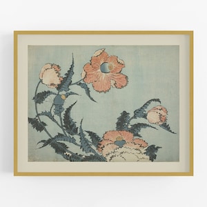 Japanese flowers botanical art / vintage art / botanical prints / art print / japanese art / flower art / flower art print / wall art / art
