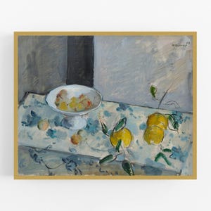 Bitter Oranges, Fruit Still Life Painting Art Print
