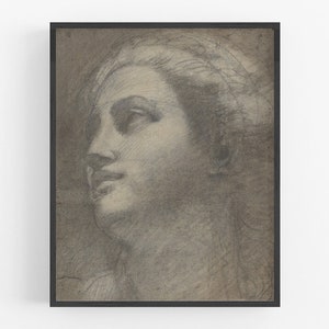 Head of a Woman Renaissance Art Print