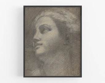 Head of a Woman Renaissance Art Print