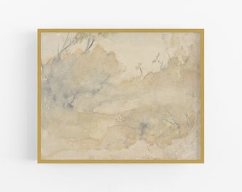 Abstract Landscape Watercolor Modern Decor Art Print