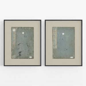 Japanese Calligraphy Art Prints - Set of Two /  Art / Japanese Art / Wall Decor / Asian Art / Chinoiserie Art / Chinoiserie