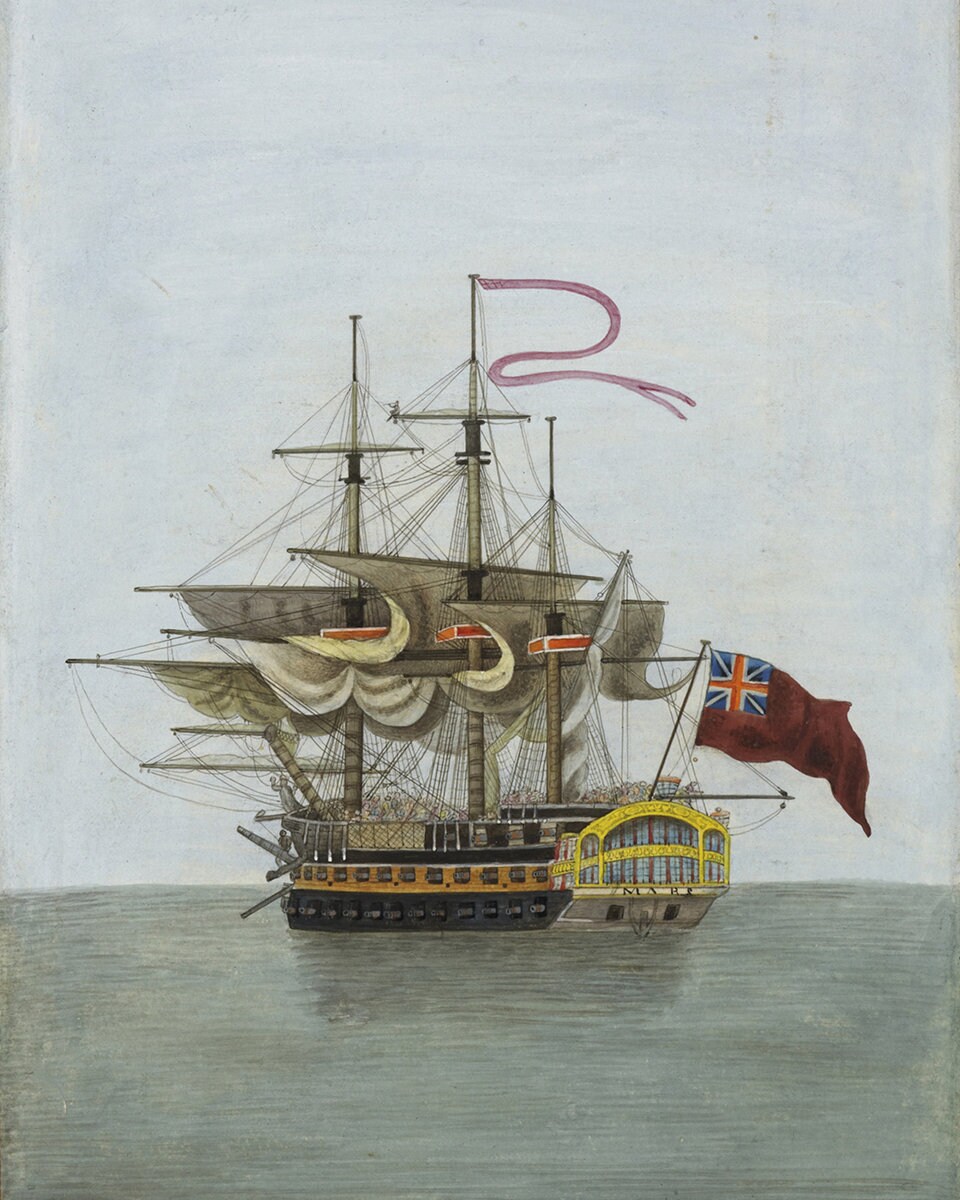 70年代ウェッジウッド磁器イギリスハリケーンクリッパー船木枠絵画アートビンテージ 70年代ウェッジウッド磁器イギリスハリケーンクリッパー船木枠