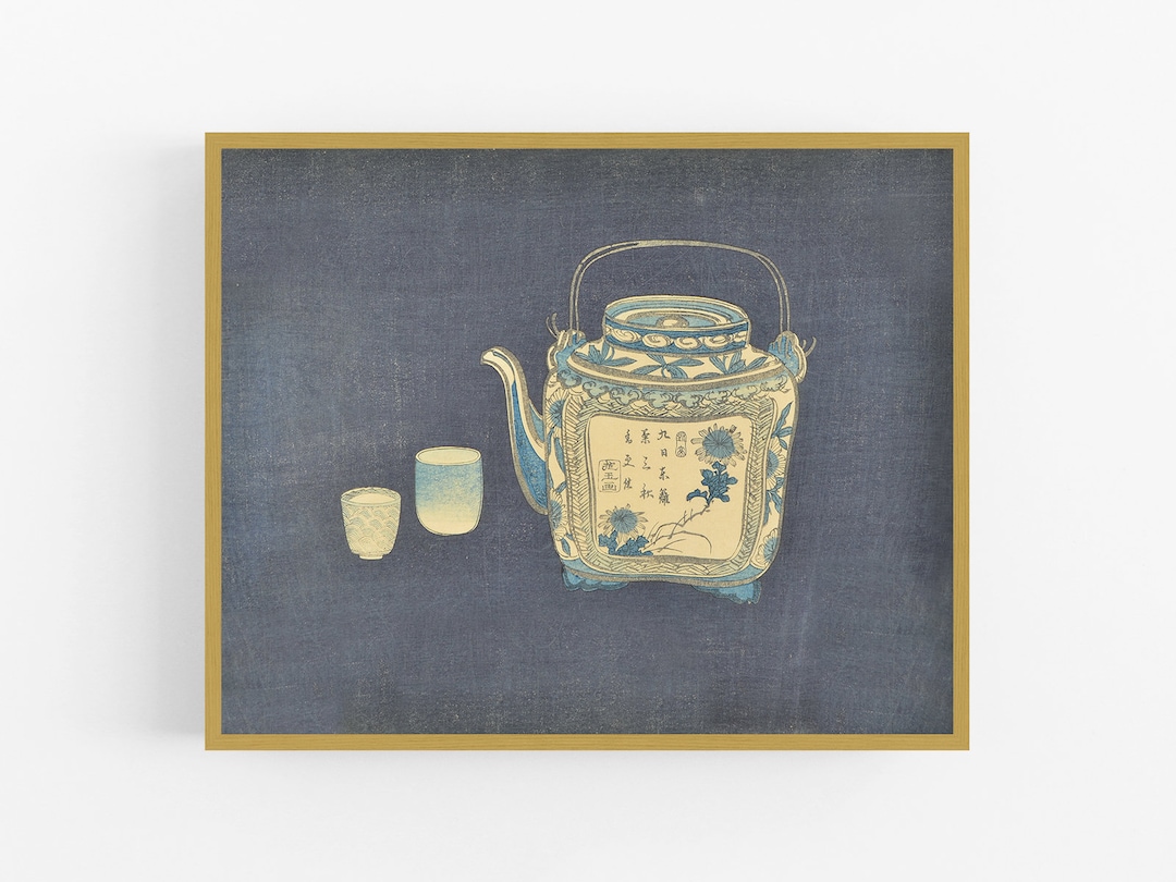 Carta da parati murale con pagoda giapponese - Carta da parati con paesaggio di tempio zen / Arte asiatica con riflessi / Carta da parati adesiva o in tessuto non tessuto per camera da letto - Italia