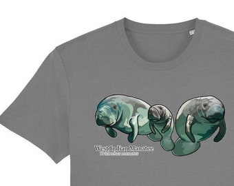 Manatee Charity T-Shirt (Organic Cotton/Unisex)
