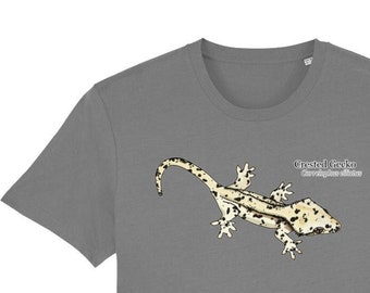 Crested Gecko Charity T-Shirt (Organic Cotton/Unisex)