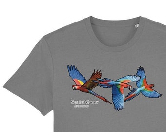 Scarlet Macaw Charity T-Shirt (Organic Cotton/Unisex)