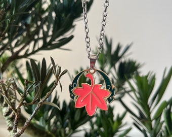 Genshin Kazuha necklace maple leaf - anime - genshin impact - pretty - aesthetic