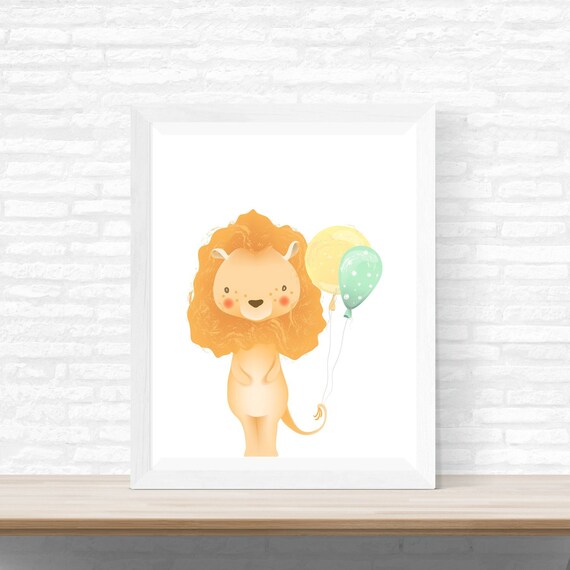 lion wall art nursery
