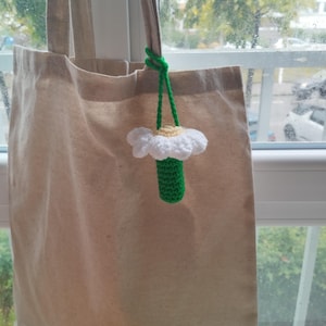 PDF crochet pattern EN version-Crochet flower lip balm holder - Bag pendants - Crochet patterns EN- crochet flower