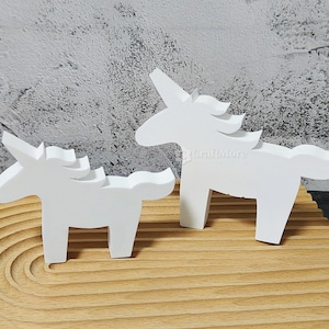 2 Size Unicorn silicone mold-Silicone candle mold-Unicorn plaster mold-Diffusing stone mold-Aromatherapy candle mold-Unicorn resin molds