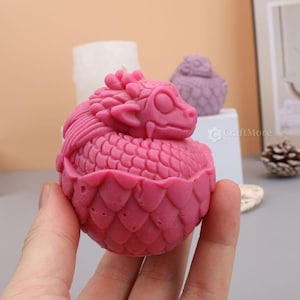 Dragon Egg Candle Silicone Mold-Broken Dragon Egg Resin Mold-Dragon Egg Ornaments Mold-Cute Dragon Egg Plaster Mold-Epoxy Resin Art Mold