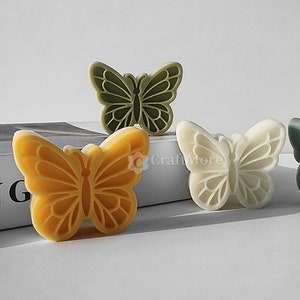 Bonito molde de silicona de mariposa-Lindo molde de vela de mariposa-Molde de vela perfumada-Molde de mariposa de piedra difusora-Molde de arte de resina de mariposa pequeña