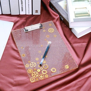 Smooth surface folder silicone mold-Drawing board resin molds-Silicon mold for resin folder DIY-Picture Folder mold
