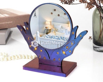 Hand shape silicone mirror mold-Mirror resin mold-Home decoration mirror silicone mold
