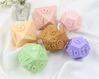 New dice candle mold-Dice candle silicone mold-Creative candle mold-Scented candle mold-Pillar candle mold-Home decoration mold-Candle mould