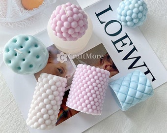 Creative Bubble Candle Mold-Sphere Candle Silicone Mold-Honeycomb Candle Mold-Scented Candle Mold-Pillar candle mould-Silicone candle mold