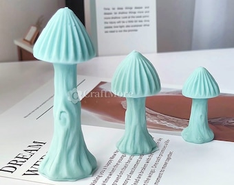 Mushroom candle mold-Mushroom silicone mold-Scented Candle mold-Mushroom Epoxy Resin Mold-Aroma Plaster Mold-Pillar Candle Mould-Candle DIY