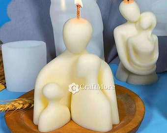 Stampo astratto della candela del corpo-Stampo della candela in silicone-Stampo della candela del silicone-Stampo della candela profumato-Stampo della candela del membro della famiglia-Stampo della candela della coppia-Stampo della candela della coppia.