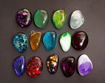 Shiny Pebble Silicone Mold-Simulation Yuhua Stone Resin Mold-Epoxy Resin Small Stone Mold-Resin Stone Jewelry Mold-Filler Mold for Resin Art