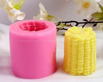 Creative 3D Corn Silicone Candle Mold-Soap Mold-Maize Resin Molds-Silicone aroma stone Mold-Corn Aromatherapy mold-Cake mold