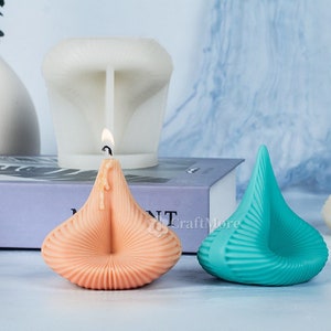 Heart Candle Mold, Heart Snap Bar Candle Mold, Bubble Pyramid Candle Mold,  Silicone Mold for Candle Making, Scented Candle DIY Home Decor