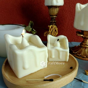 French candle silicone mold-scented candle mold-pillar candle mold-irregular silicone candle mold-Creative candle mould