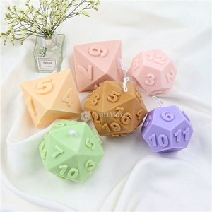 New dice candle mold-Dice candle silicone mold-Creative candle mold-Scented candle mold-Pillar candle mold-Home decoration mold-Candle mould