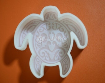 Patterned Turtle Freshie Mold-Silicone Car Freshie Mold-Turtle Molds For Aroma Beads-Silicon Candle Mold-Soap Mold-Plaster Mould