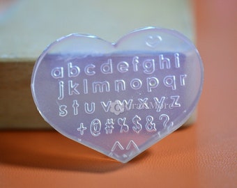 Lower case letters silicone mold for nail art DIY Nail Decoration Resin Molds Epoxy Nail Patches Making Mould Crystal nail sticker mold