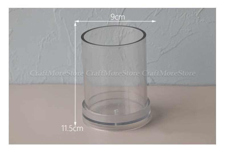 Retro Cylinder Candle Moldacrylic Candle Moldcandle Molds Etsy