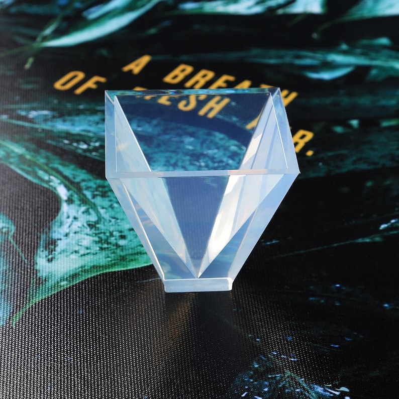 Pyramid Silicone Mold-Orgone Pyramid Resin Mold-5cm Pyramid Dried Flower Specimen Resin Mold-Epoxy Resin Art Mold image 2
