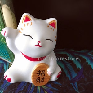 Nieuwe 3D Kawaii Lucky Cat siliconen hars mal - DIY schattige kaars schimmel - Craft aromatherapie schimmel - Kat gips mal - Home decoratie schimmel