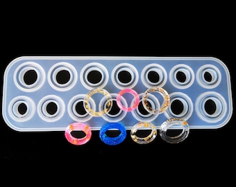 Siliconen ring mal DIY maken hars ring mallen Hars sieraden schimmel voor ring maken Ring siliconen mal 17mm-23mm ring ambachtelijke schimmel