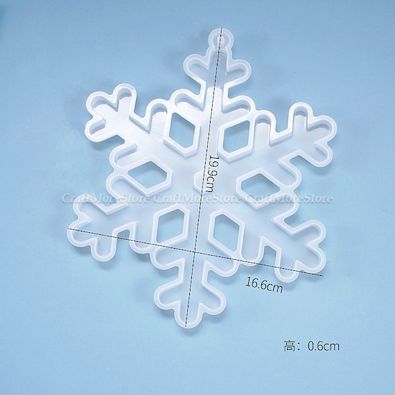 Snowflake Silicone Mold-5 Styles Snowflake Resin Mold-silicone Pendant Mold-christmas  Decoration Mold-epoxy Resin Silicon Mold-resin Craft 