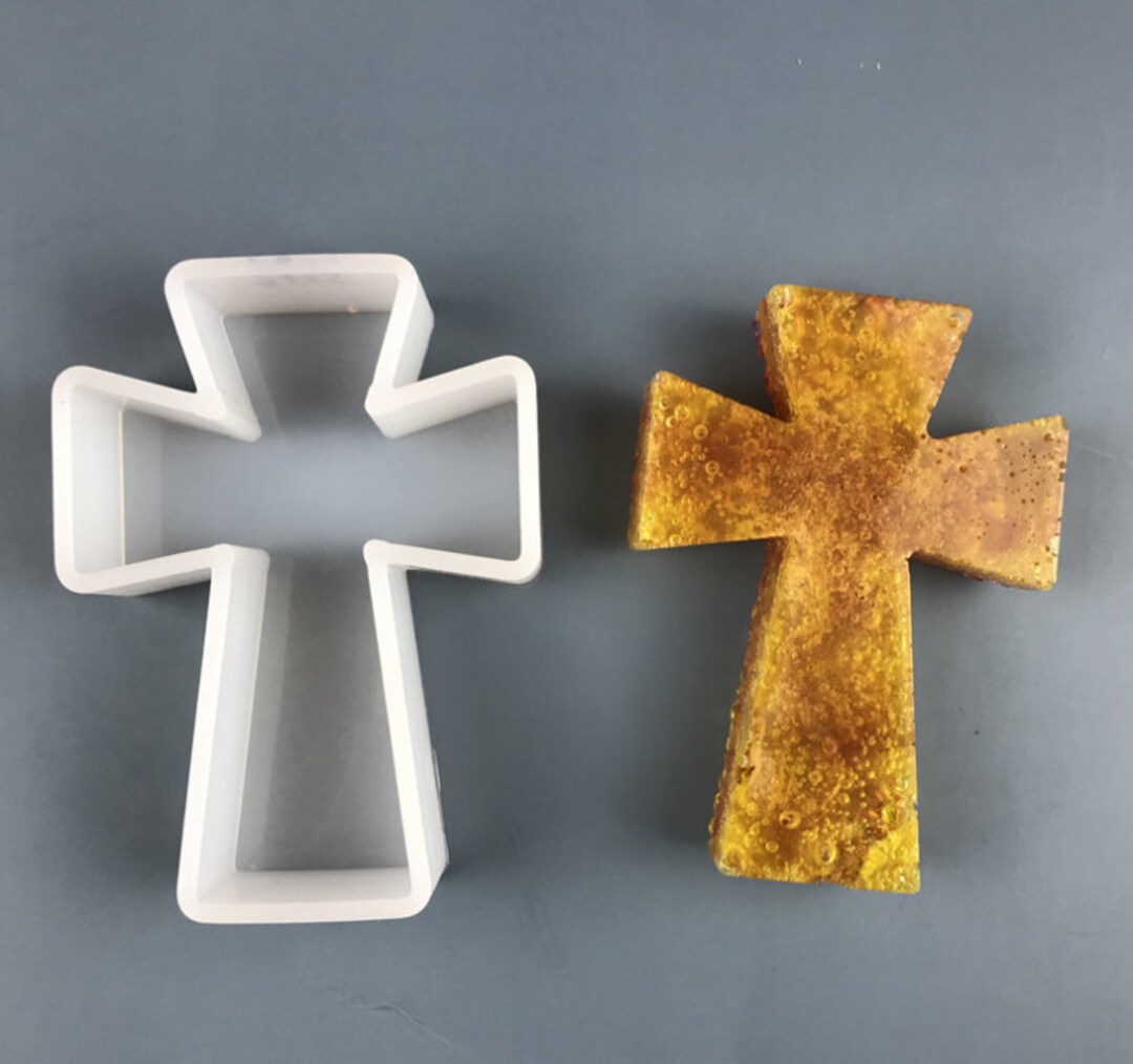 Cross Gypsum Aromatherapy Resin Moldcross Candle Mold Etsy