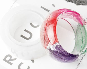 Silikonarmbandsform - Flexibla armbandsformar i harts - Armbandsformar i harts - Storlek 54-62 mm armbandsform för smyckeshantverk gör-det-själv