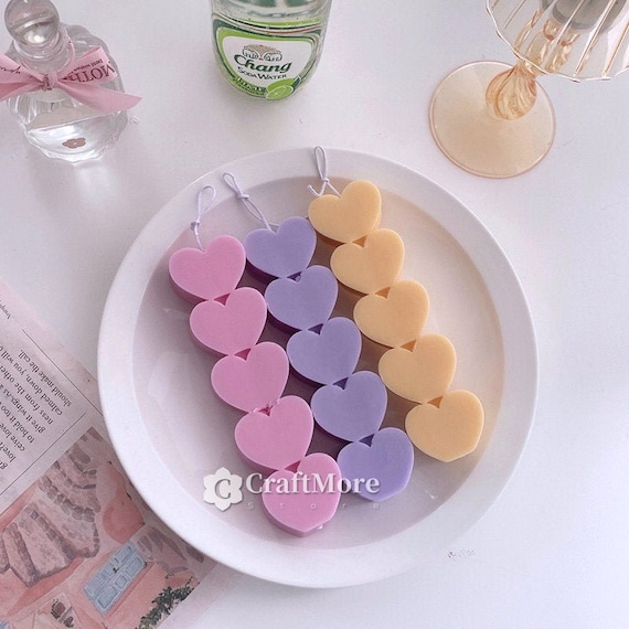 Love candle mold-silicone candle mold-fashion cylinder candle mold-heart cylinder candle mold-home scented candle DIY