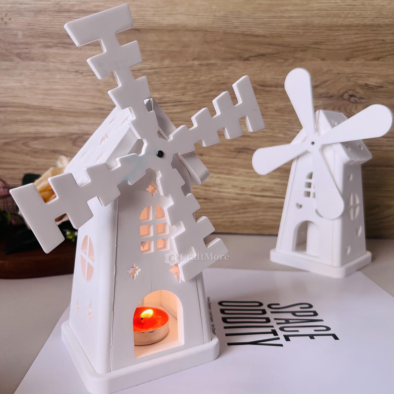 Moule En Silicone Pour Moulin à Vent-moule D'ornement En Béton