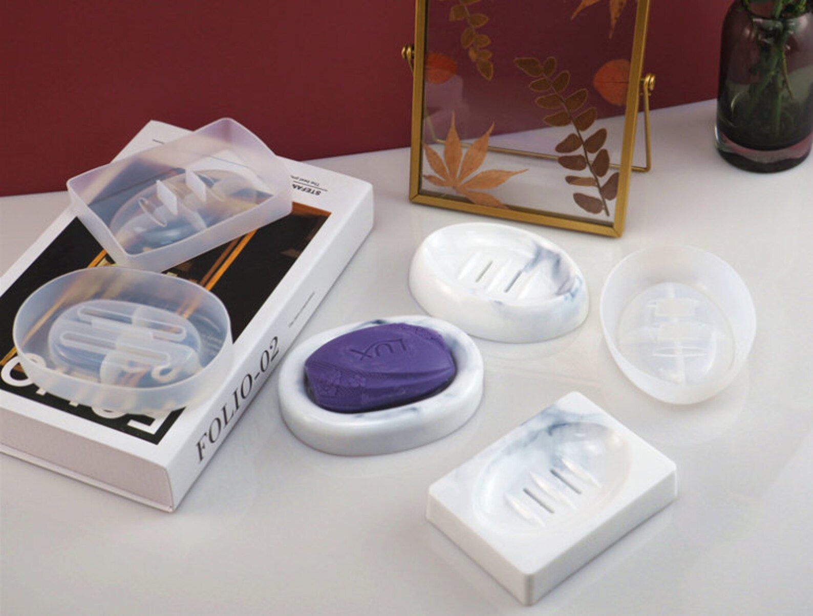 Silicone soap dish mold3 styles Soap tray resin moldsSilicon Etsy