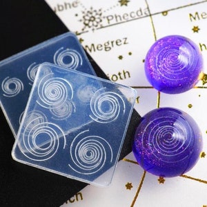 Silicone Galaxy model-Galaxy whirlpool silicone mold filler-Resin Galaxy mold filler-resin mold filler-silicone mold filler-craft filler