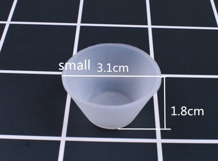 Round Silicone Cup Clear Silicone Mould Handmade DIY - Etsy